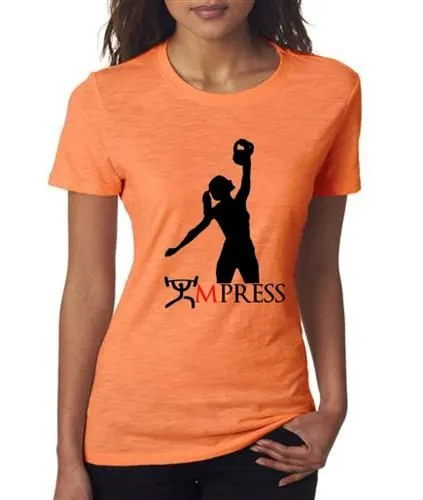 CFF "IMPRESS" WOMENS KETTLEBELL PRESS T-SHIRT