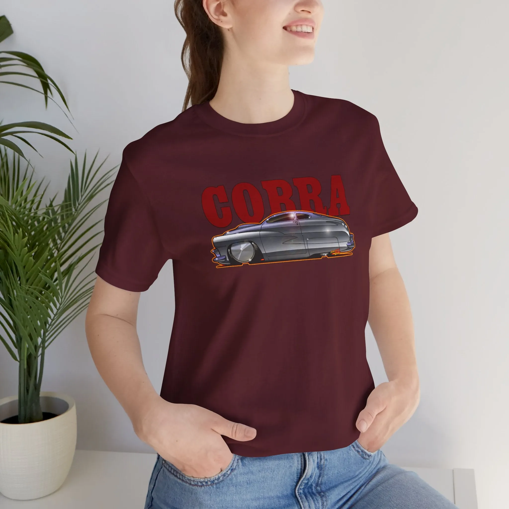 COBRA MERCURY Movie Car Concept Art Sylvester Stallone Short Sleeve Tee in 9 Colors