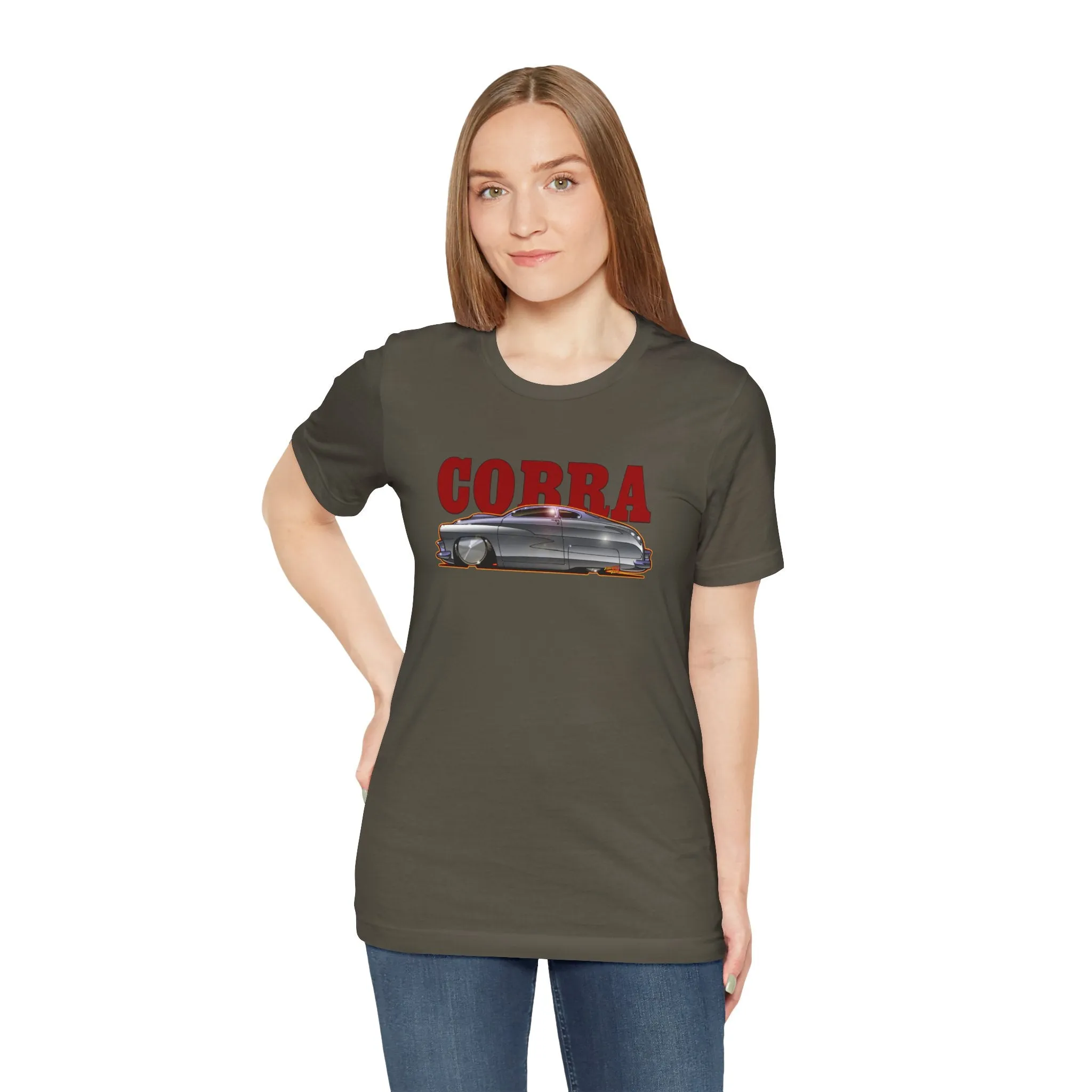 COBRA MERCURY Movie Car Concept Art Sylvester Stallone Short Sleeve Tee in 9 Colors