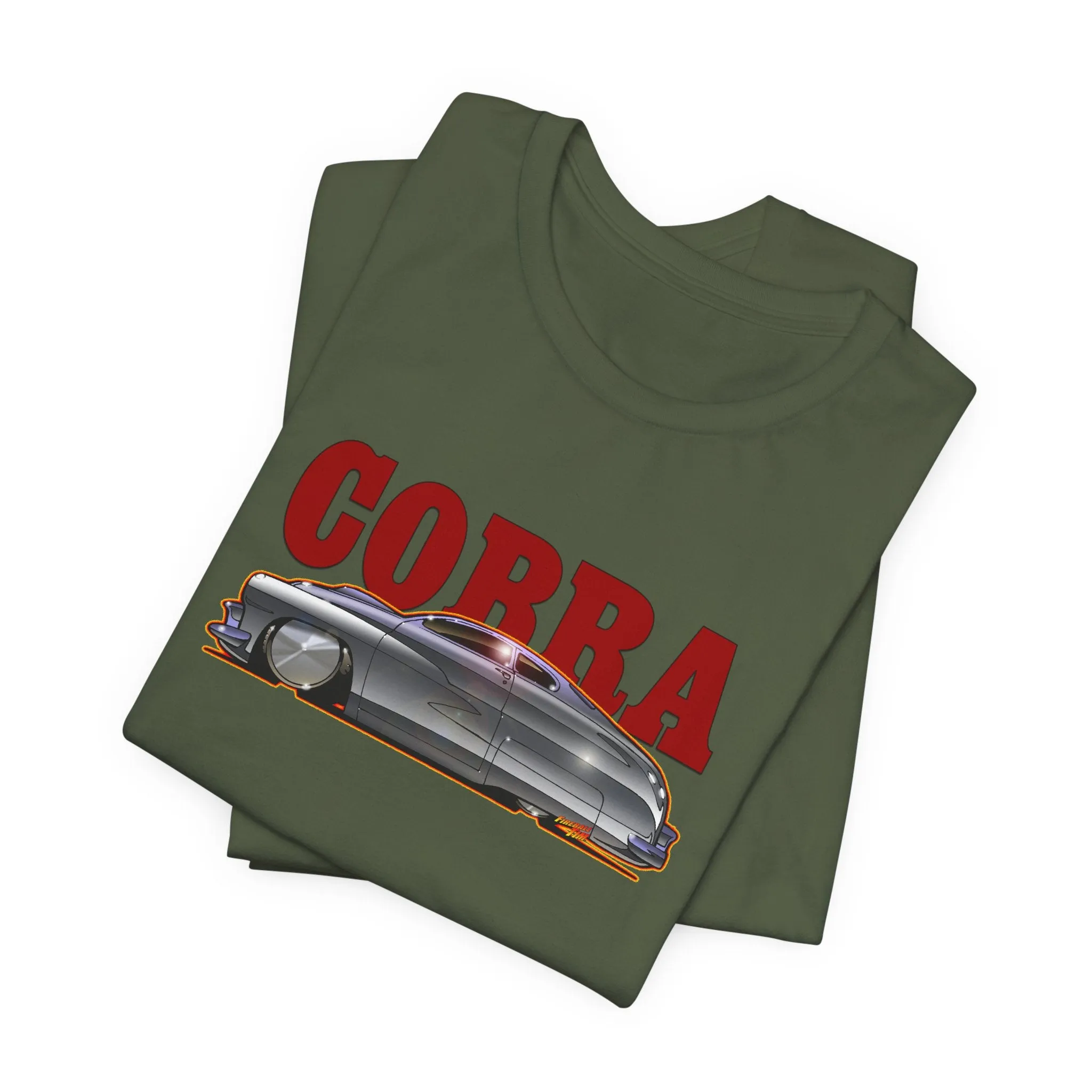 COBRA MERCURY Movie Car Concept Art Sylvester Stallone Short Sleeve Tee in 9 Colors