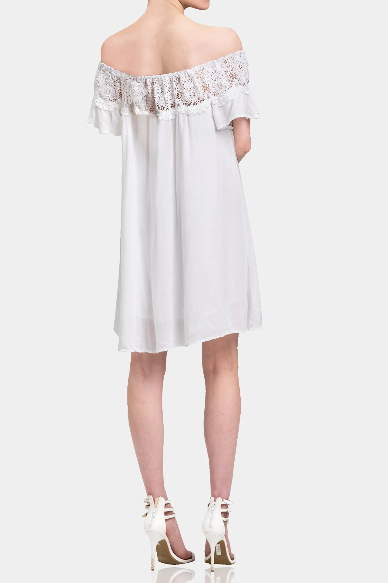 Cold Shoulder Short Dress