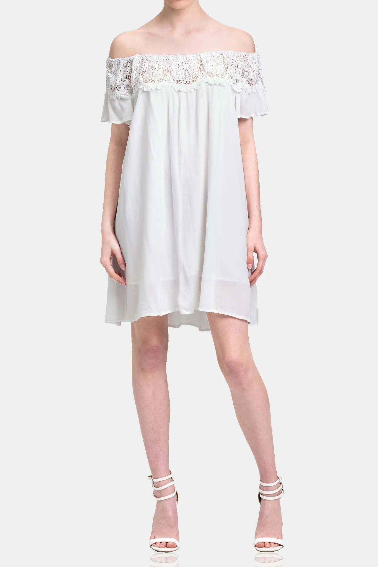 Cold Shoulder Short Dress