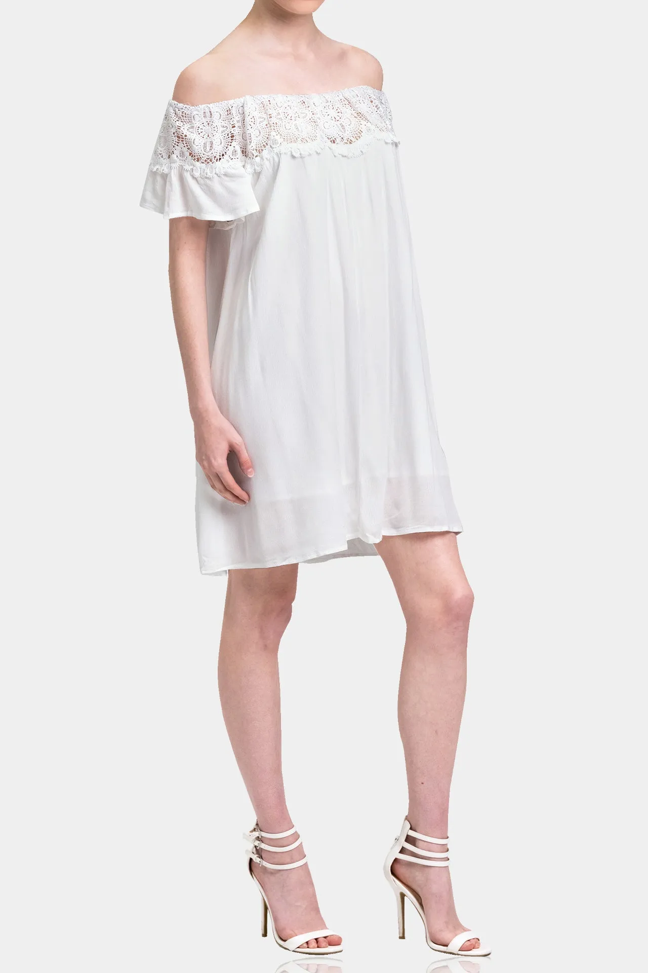 Cold Shoulder Short Dress