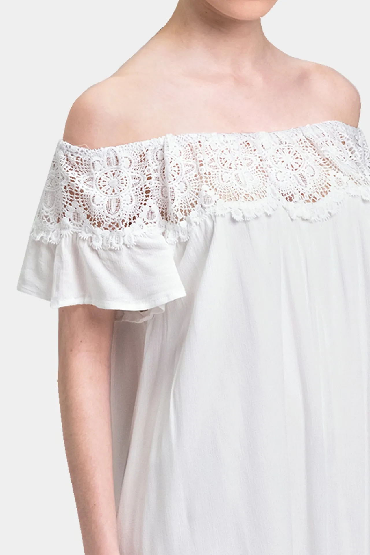 Cold Shoulder Short Dress