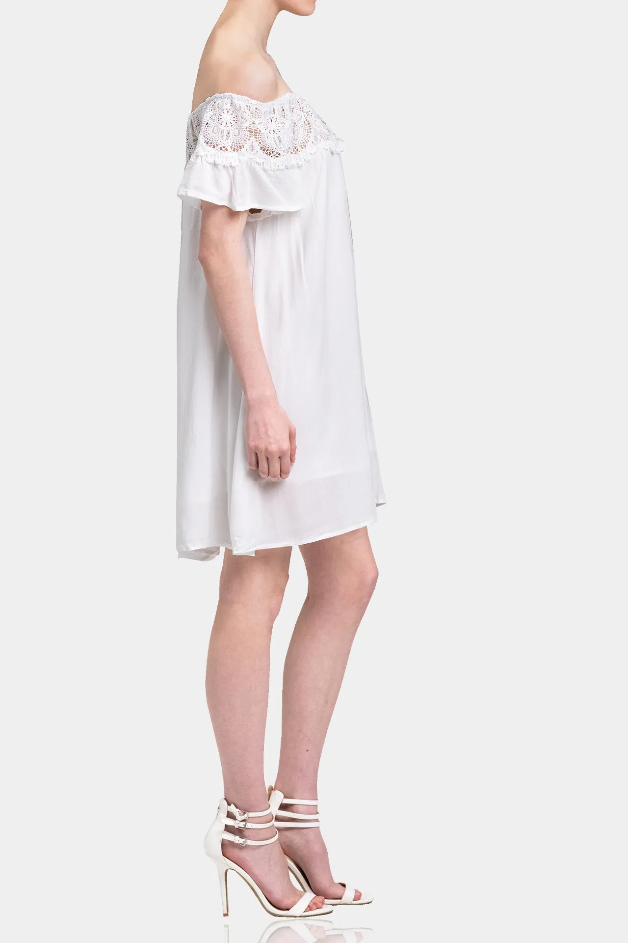 Cold Shoulder Short Dress
