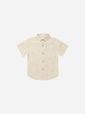Collared Short Sleeve Shirt - Palm