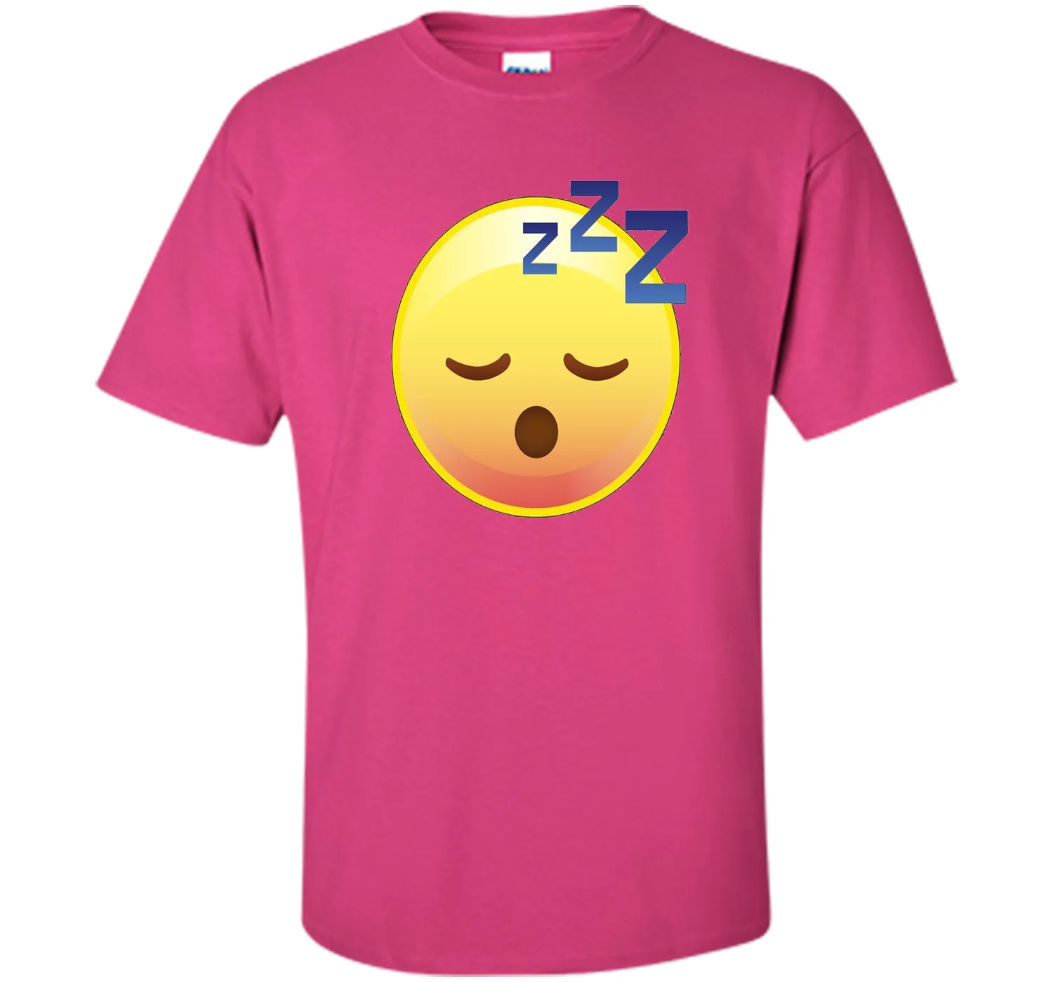 Cute Sleeping Emoji Zzz T-Shirt - Perfect for Pajamas &amp; PJs