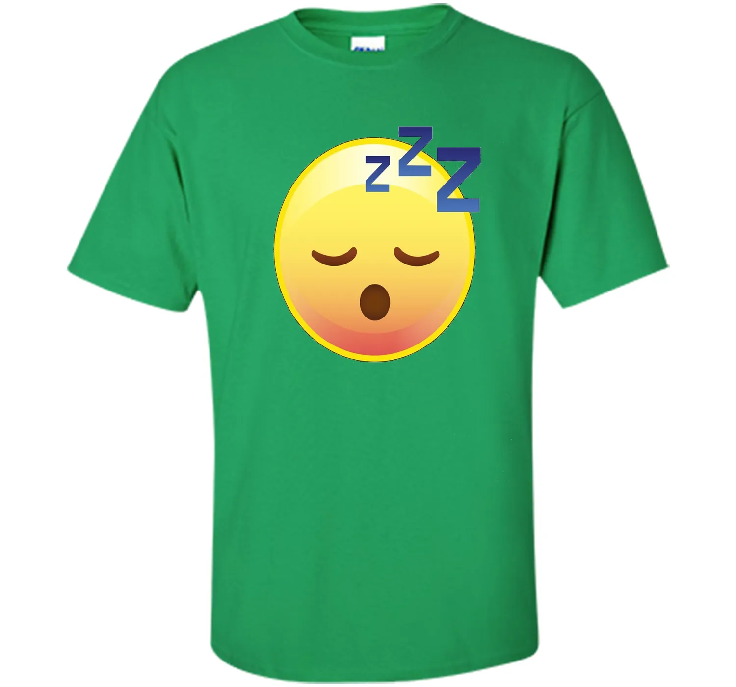 Cute Sleeping Emoji Zzz T-Shirt - Perfect for Pajamas &amp; PJs