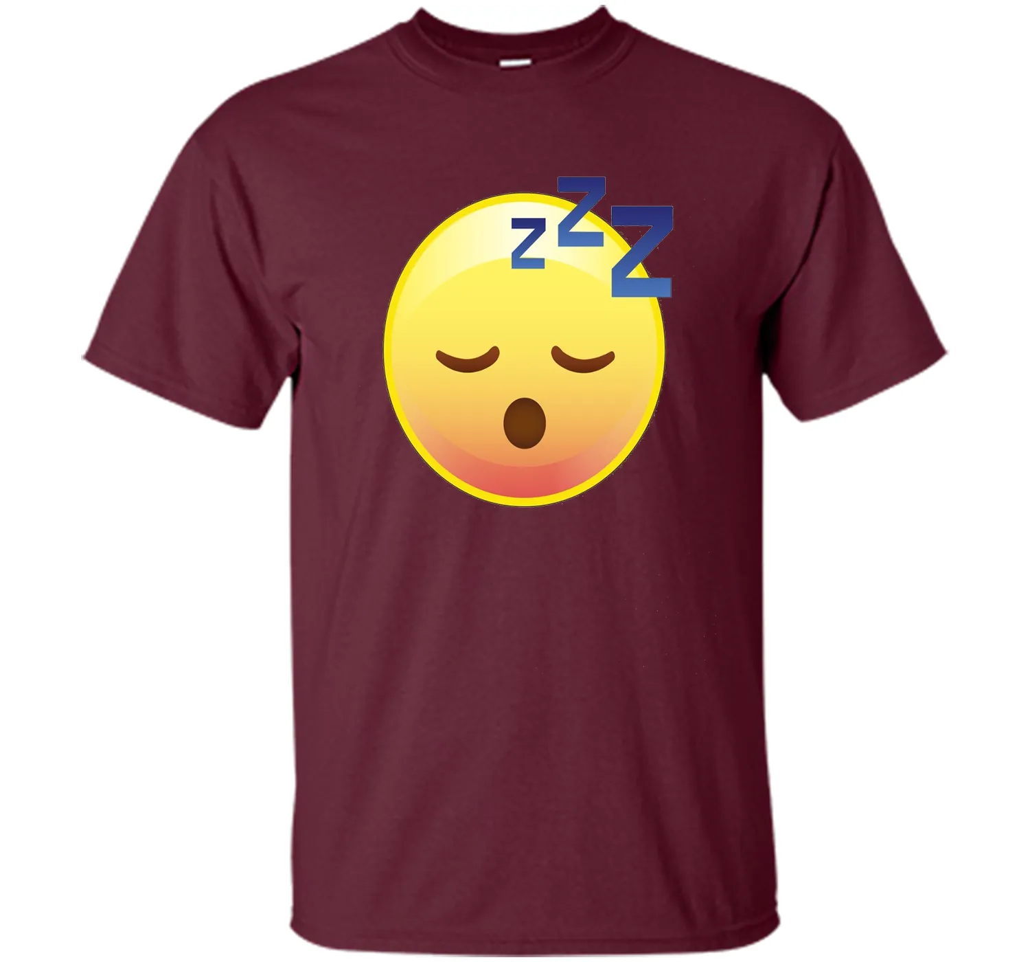 Cute Sleeping Emoji Zzz T-Shirt - Perfect for Pajamas &amp; PJs