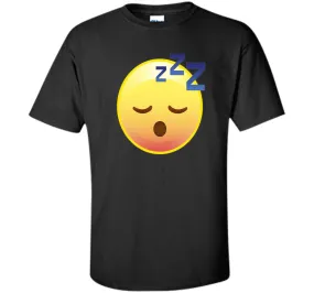 Cute Sleeping Emoji Zzz T-Shirt - Perfect for Pajamas &amp; PJs