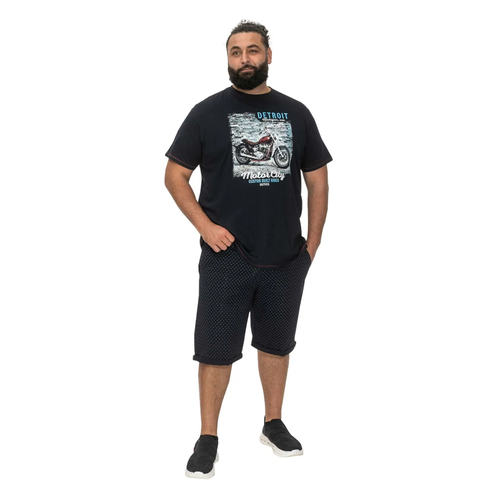 D555 Mens Knowle Big & Tall Graphic Short Sleeve T-Shirt
