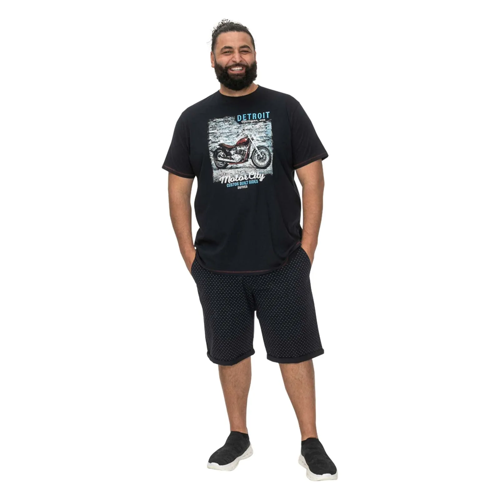 D555 Mens Knowle Big & Tall Graphic Short Sleeve T-Shirt