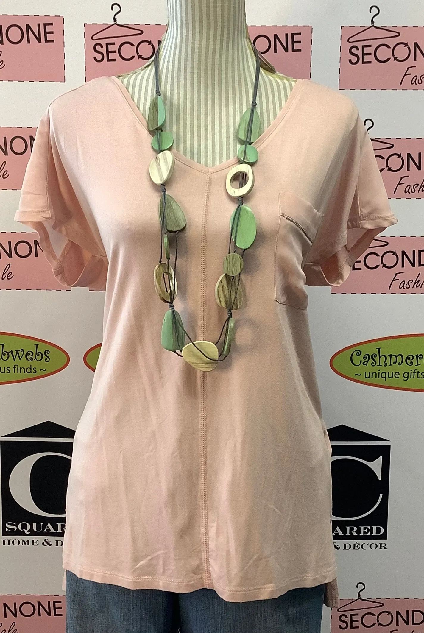 DEX Pale Pink Top (Size S)
