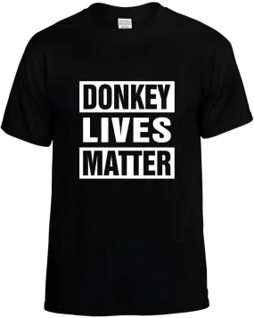 Donkey Lives Matter Unisex T-Shirt Novelty Graphic Tee Shirt