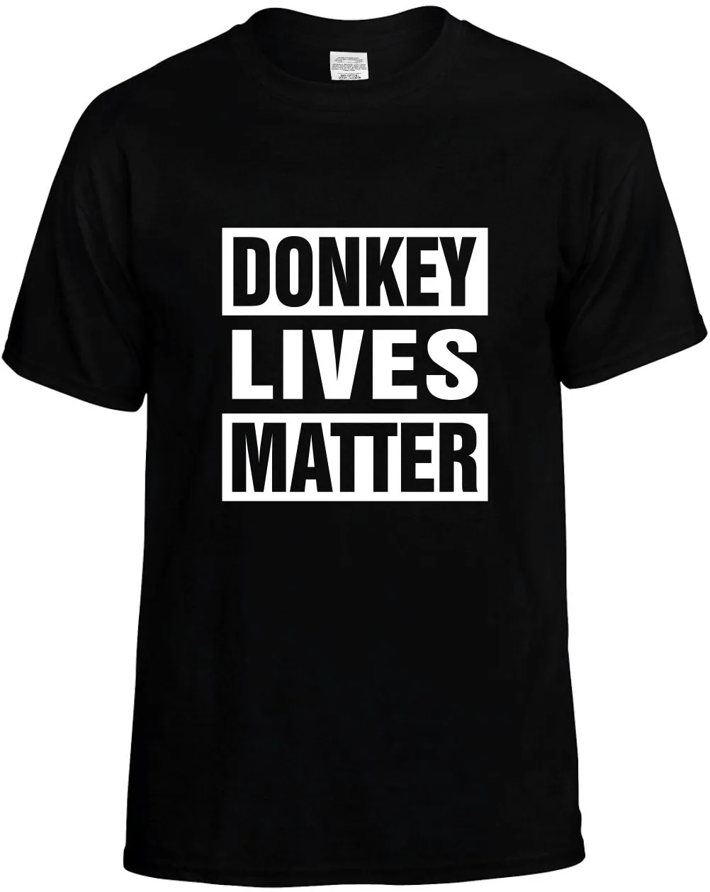 Donkey Lives Matter Unisex T-Shirt Novelty Graphic Tee Shirt