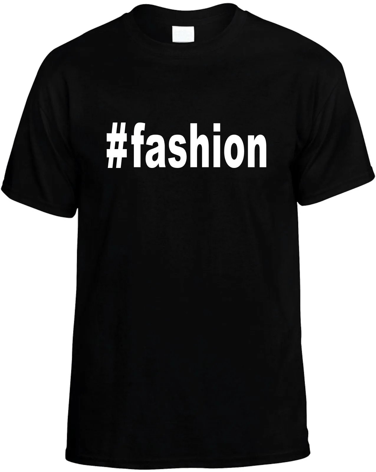 #Fashion Hashtag Cool Unisex T-Shirt Novelty Graphic Tee Shirt