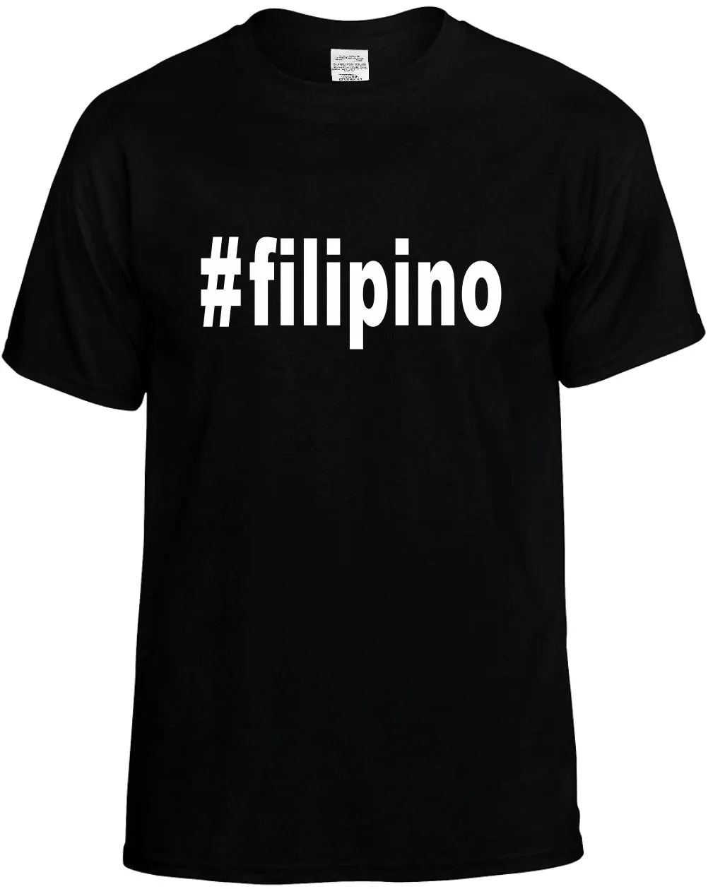 #Filipino Hashtag Unisex T-Shirt Novelty Graphic Tee Shirt