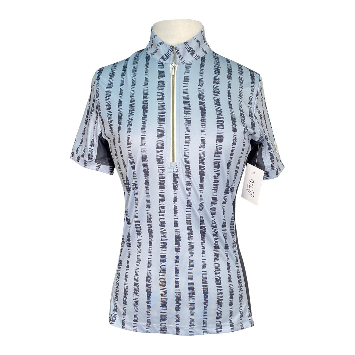 FITS 'Cool Breeze' Short Sleeve Sun Shirt in Blue - Women's Small