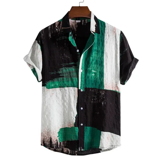 Floral Loose Casual Hawaii Beach Shirt