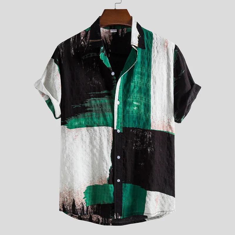 Floral Loose Casual Hawaii Beach Shirt