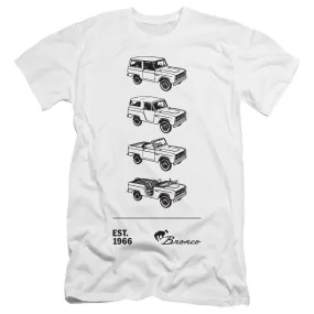 Ford Bronco Est. 1966 Premium Slim Fit Short-Sleeve T-Shirt