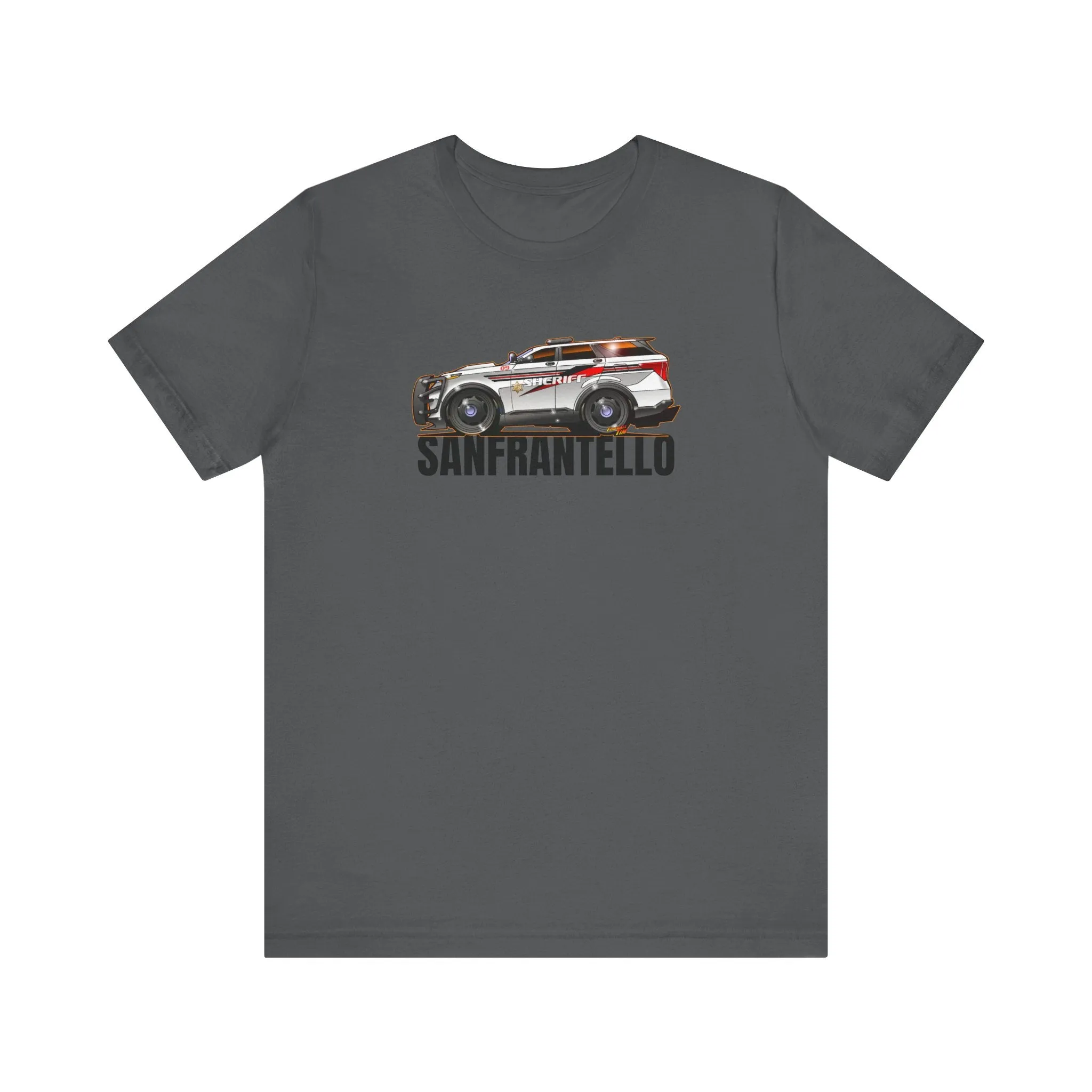 FORD EXPLORER POLICE CRUISER Sanfrantello 09 Tribute Concept Art Short Sleeve Tee 12 Colors