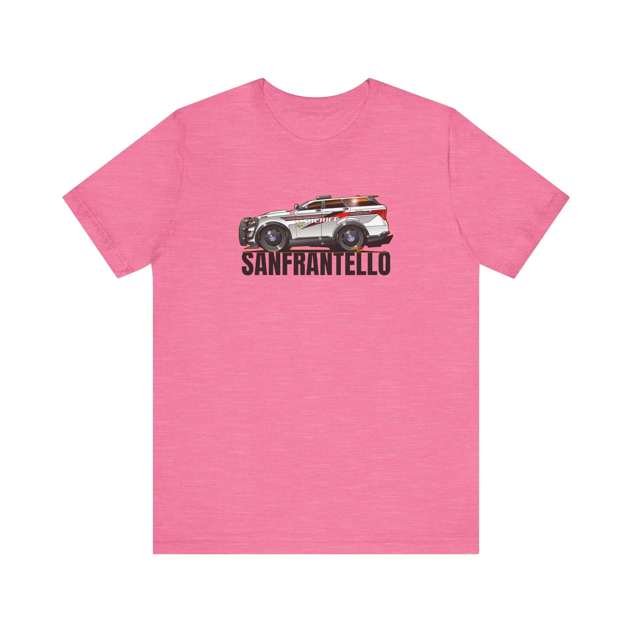 FORD EXPLORER POLICE CRUISER Sanfrantello 09 Tribute Concept Art Short Sleeve Tee 12 Colors