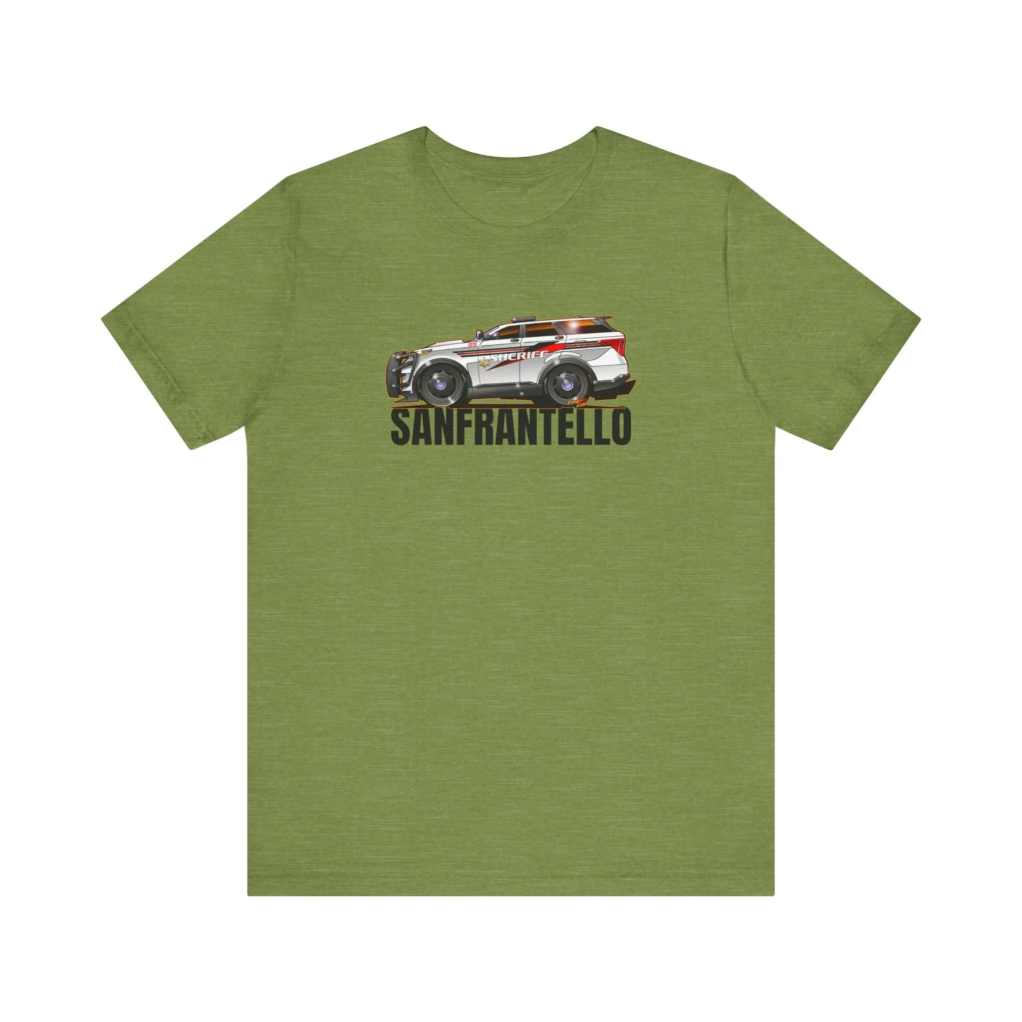 FORD EXPLORER POLICE CRUISER Sanfrantello 09 Tribute Concept Art Short Sleeve Tee 12 Colors