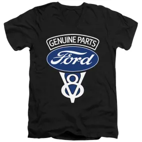 Ford V8 Genuine Parts Short-Sleeve V-Neck T-Shirt