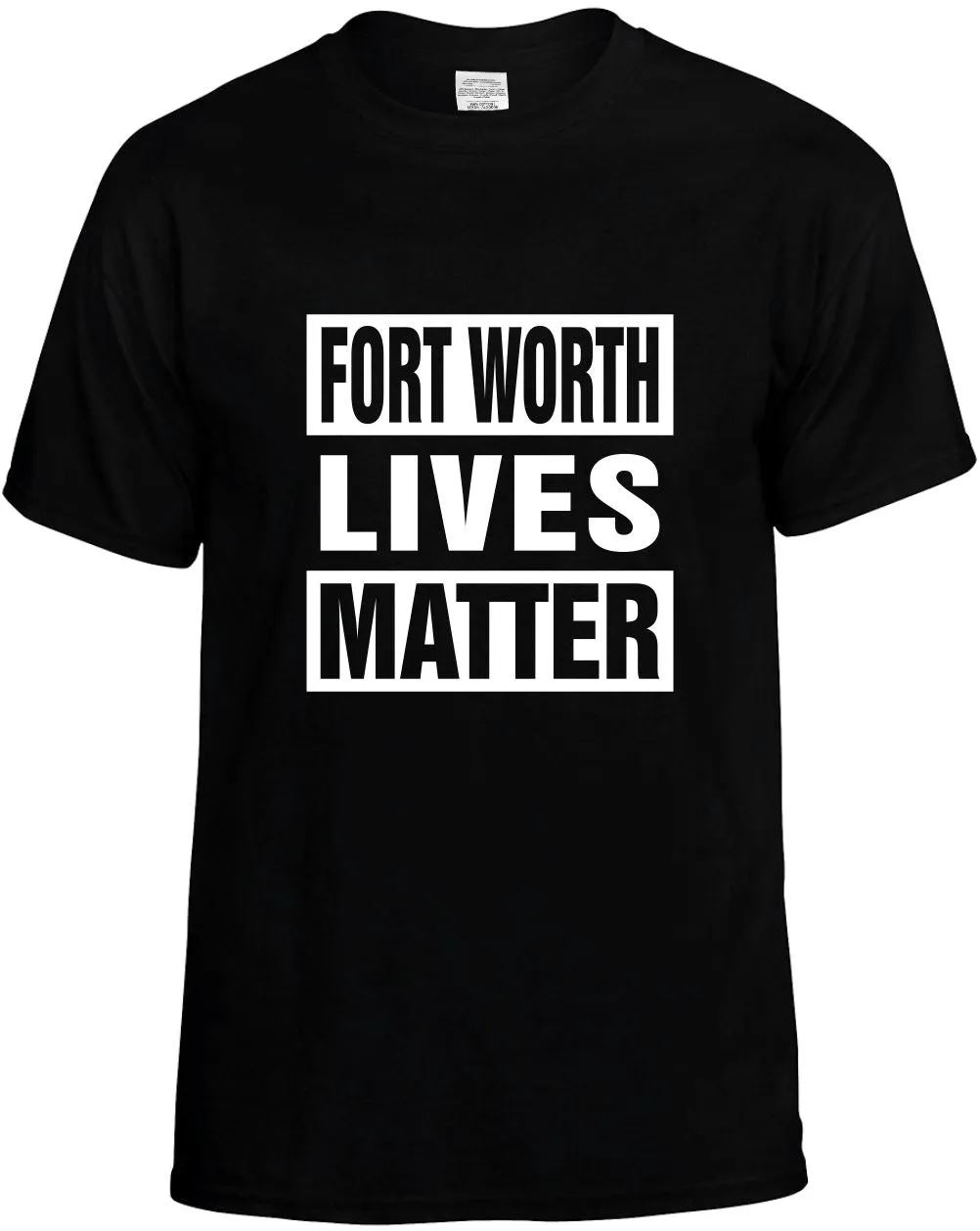 Fort Worth Lives Matter Unisex T-Shirt Novelty Graphic Tee Shirt