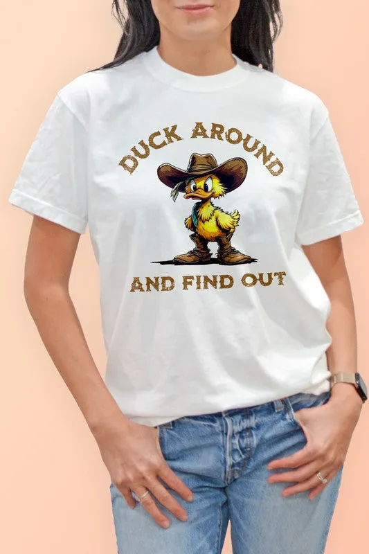 Funny Western Graphic Garment Dye Graphic Tee