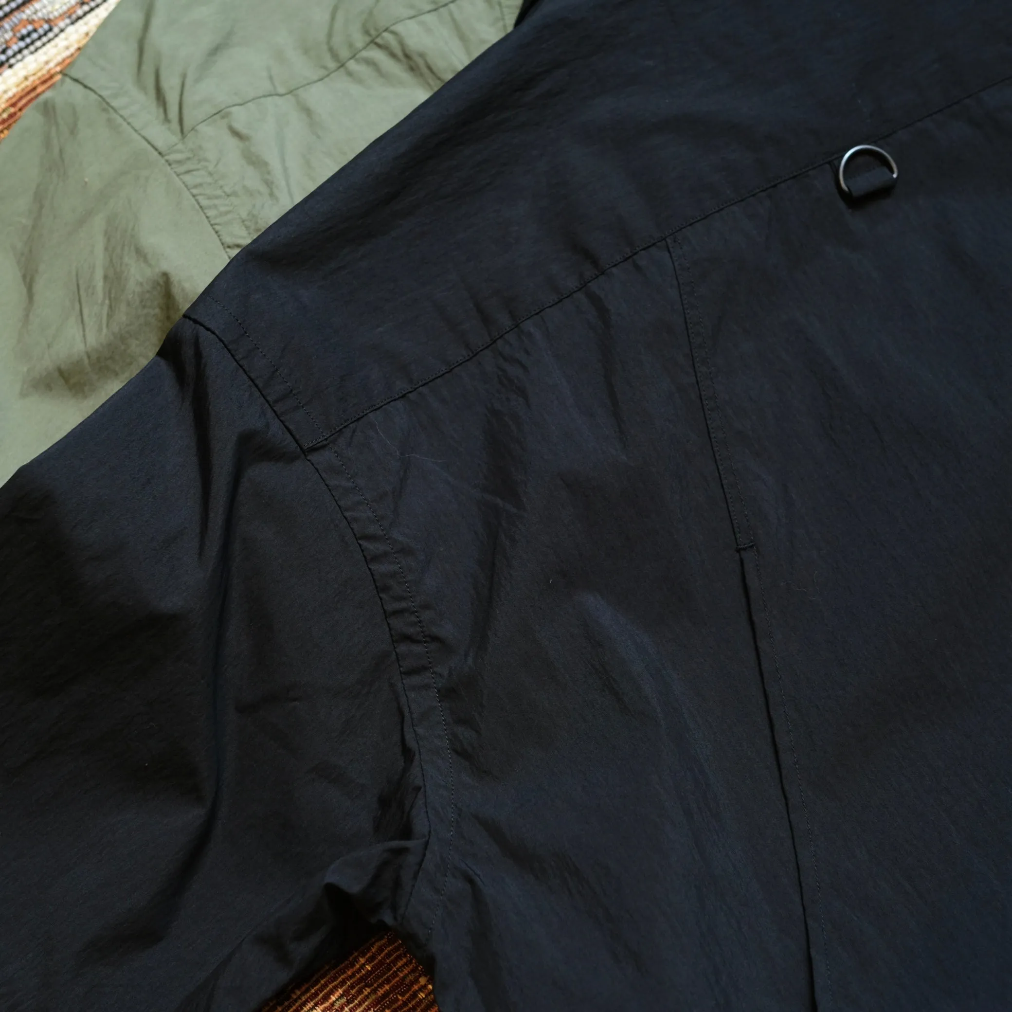 HAND ROOM Open Collar Porter Shirt II