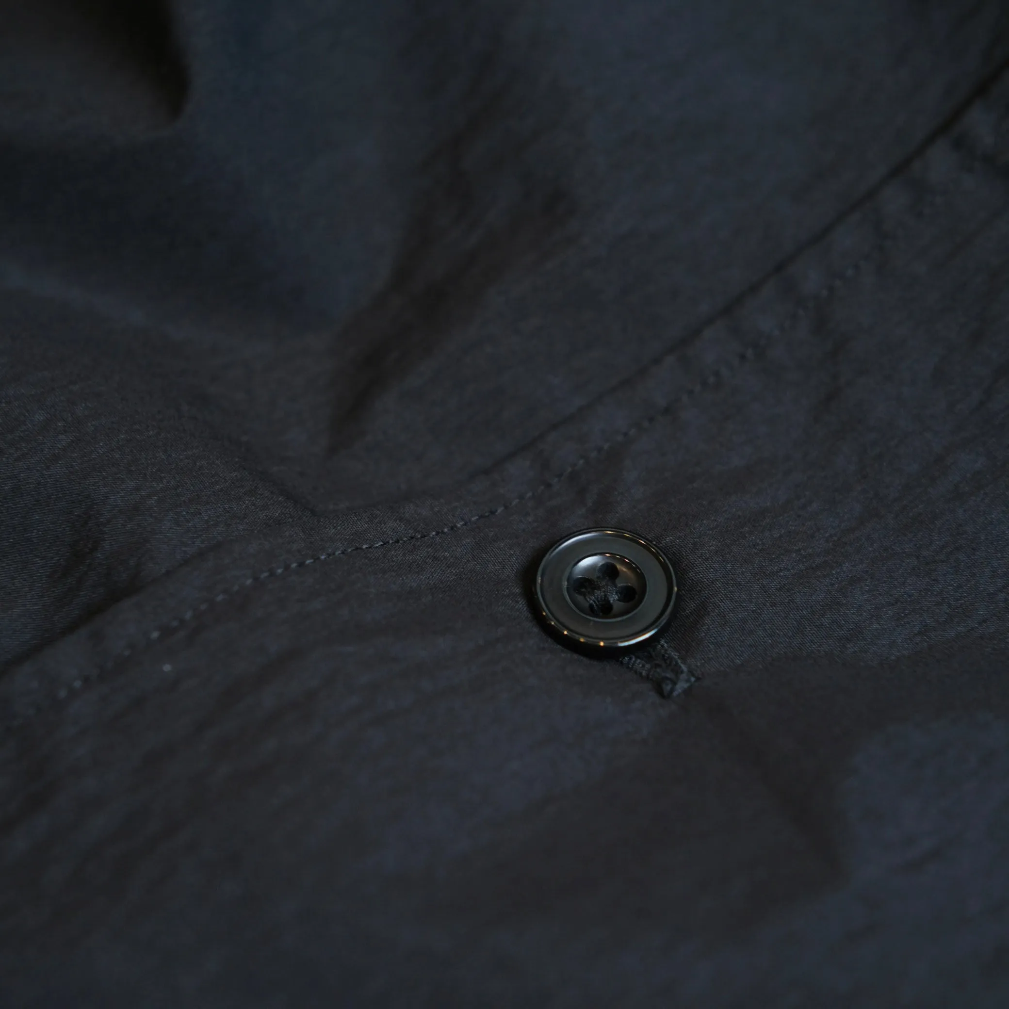 HAND ROOM Open Collar Porter Shirt II