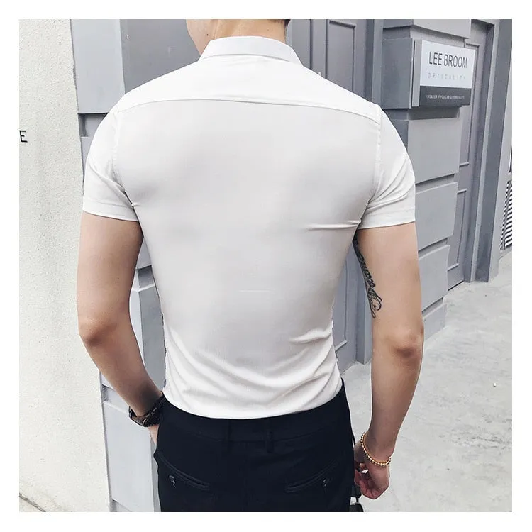 Hawaii Slim Fit Casual Short Sleeve Shirt