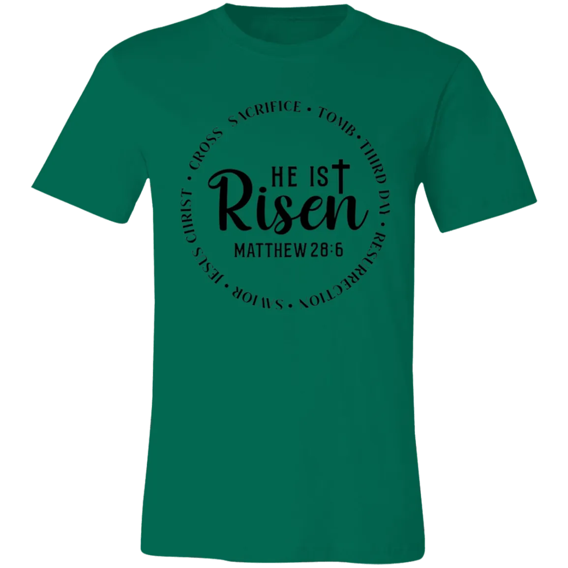 He Is Risen Unisex Jersey Short-Sleeve T-Shirt