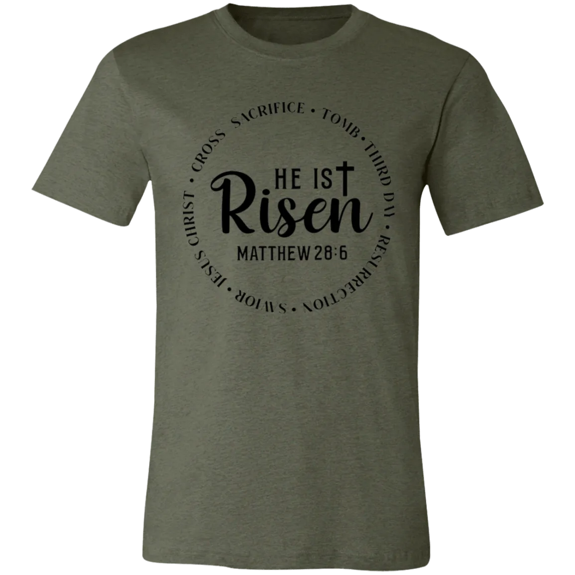 He Is Risen Unisex Jersey Short-Sleeve T-Shirt