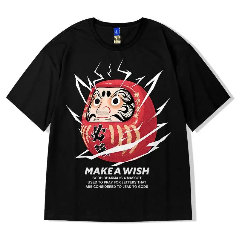 Hip Hop Loose Cotton Short Sleeve Tee