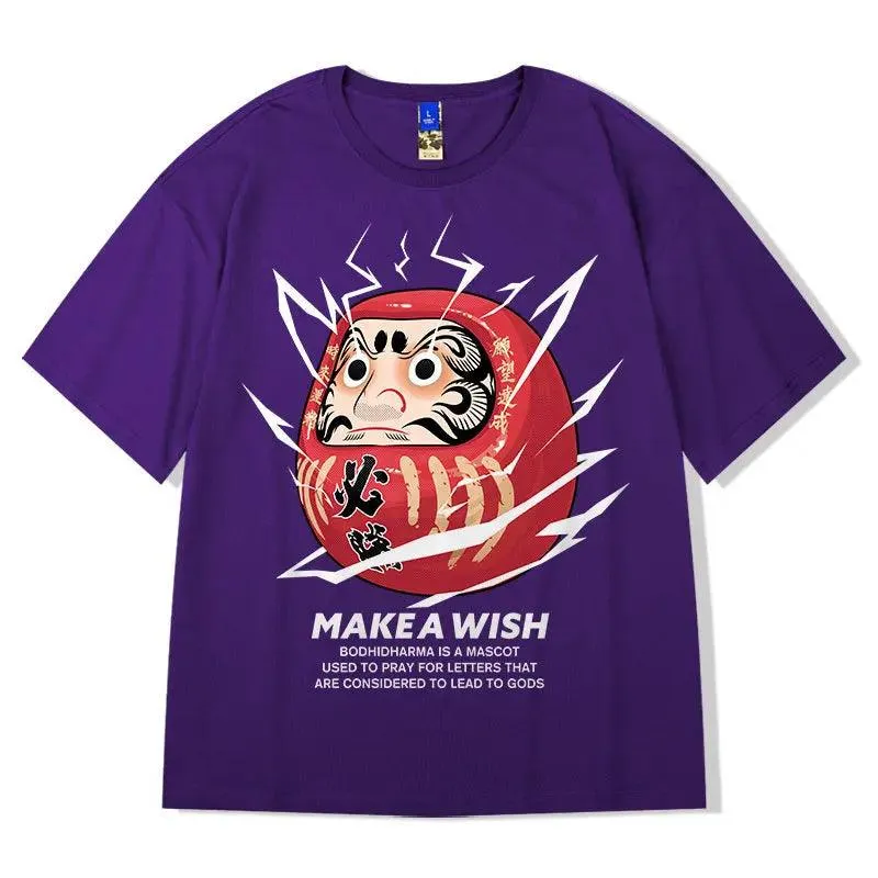 Hip Hop Loose Cotton Short Sleeve Tee