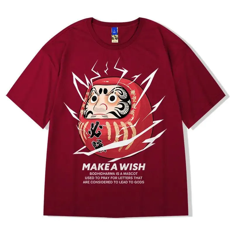 Hip Hop Loose Cotton Short Sleeve Tee