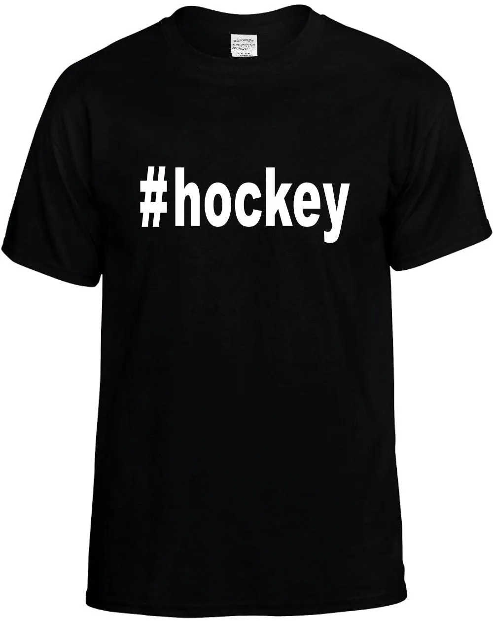 #Hockey Hashtag Unisex T-Shirt Novelty Graphic Tee Shirt