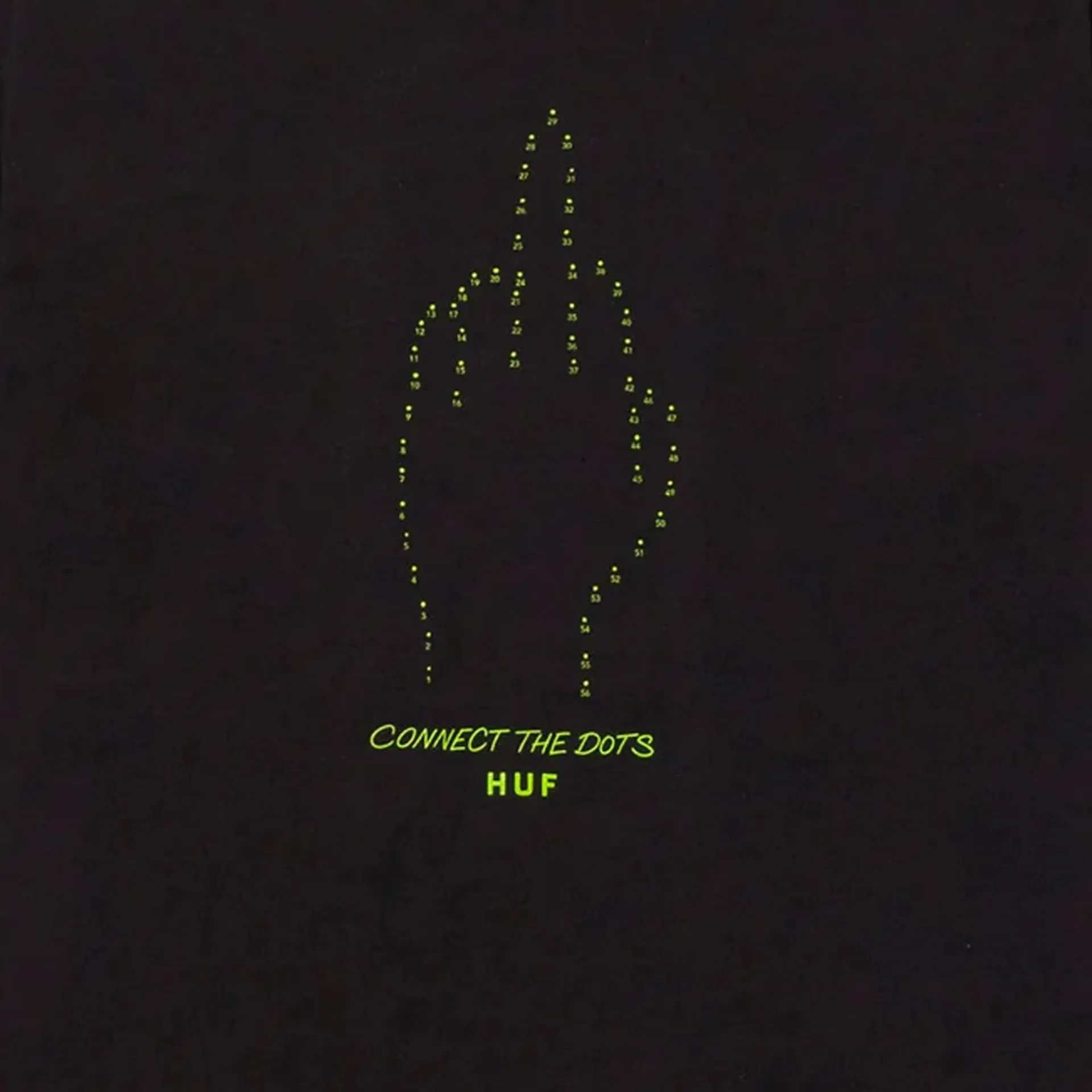 HUF | CONNECT THE DOTS T-SHIRT 'BLACK'