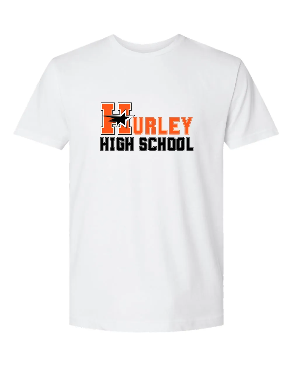 Hurley High School (HHS) Northstars Unisex White Tee