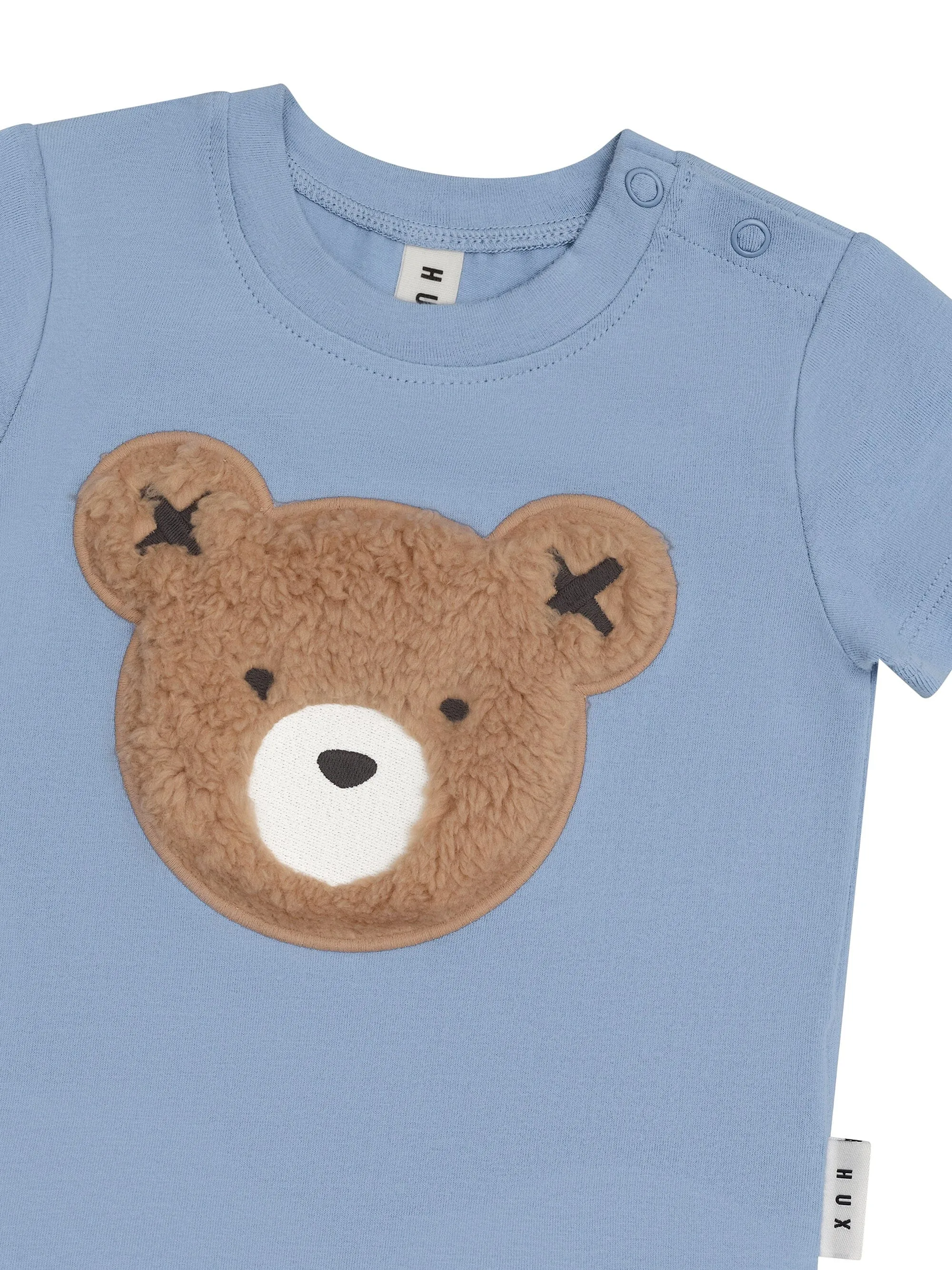 Huxbaby - Furry Hux T-Shirt Cornflower - HB2027S24
