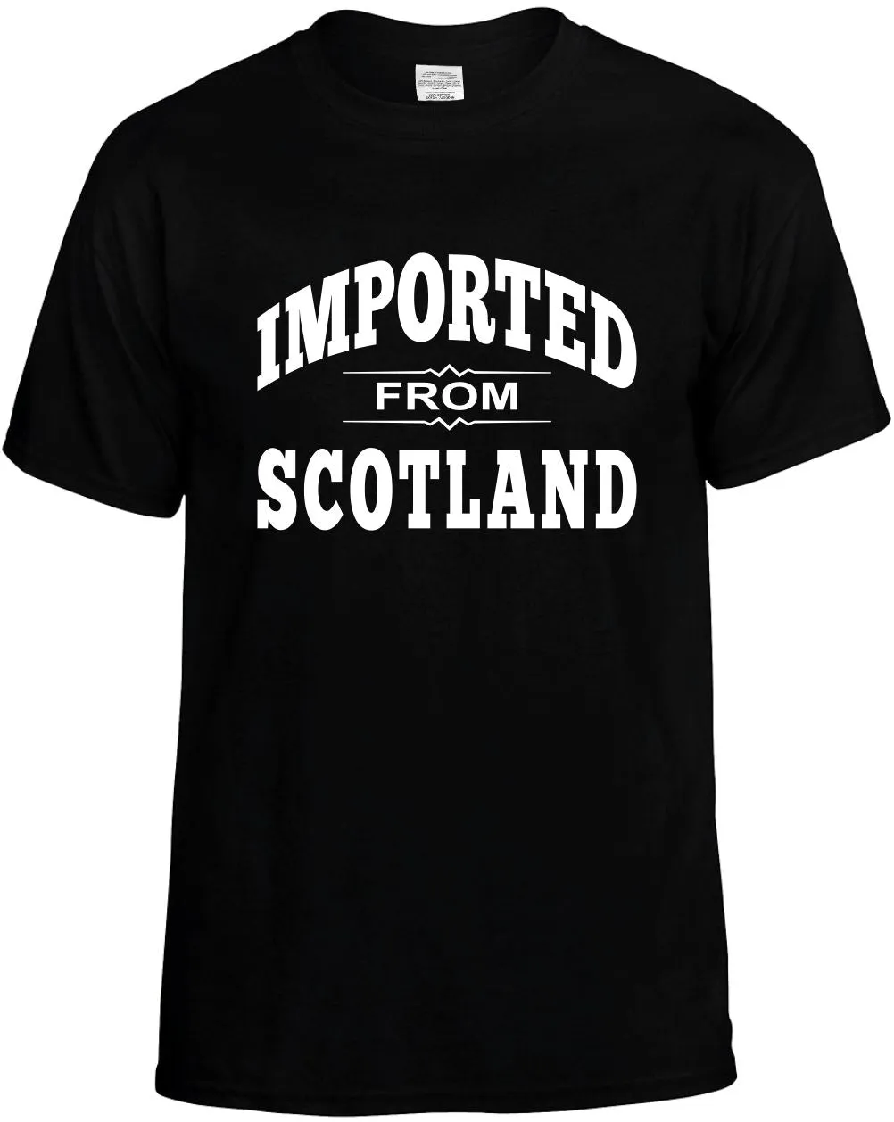 Imported from Scotland Unisex T-Shirt Novelty Graphic Tee Shirt