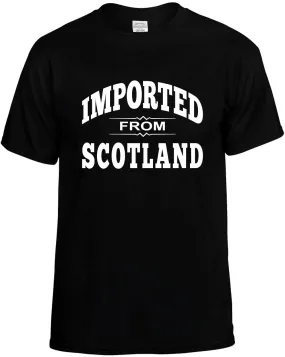 Imported from Scotland Unisex T-Shirt Novelty Graphic Tee Shirt