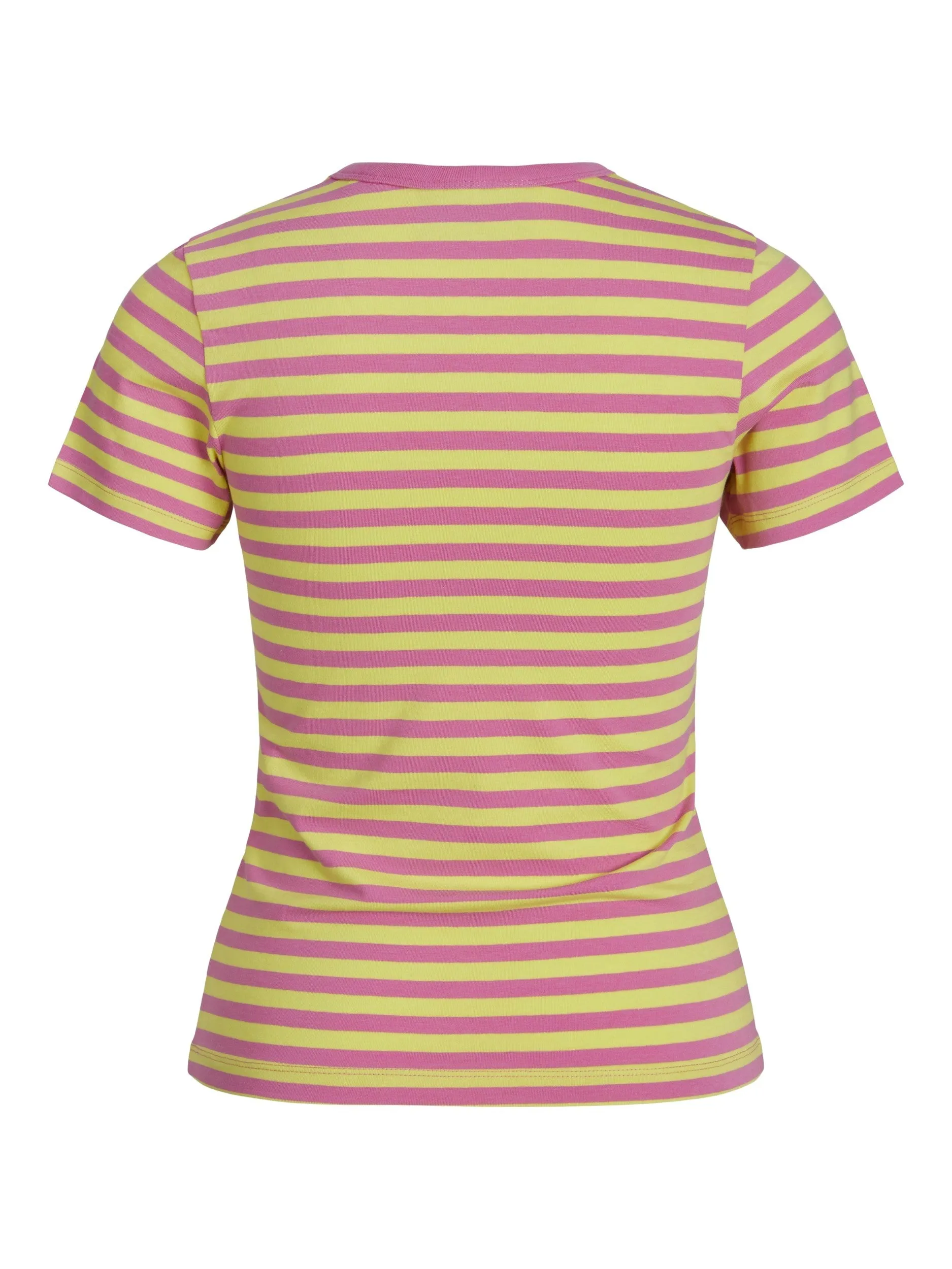 JJXX Gigi Stretch Fit Striped Tee -ROSE