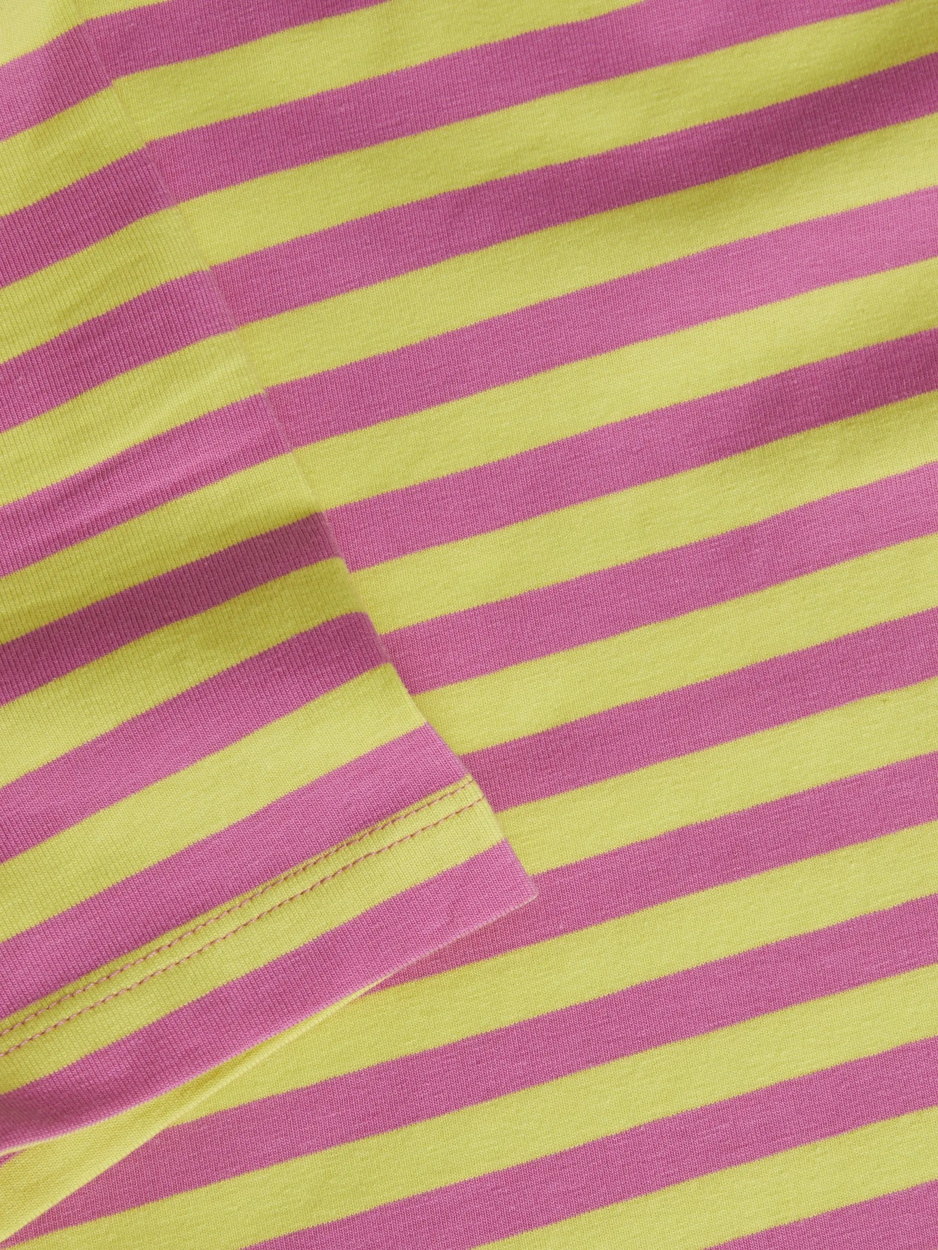 JJXX Gigi Stretch Fit Striped Tee -ROSE