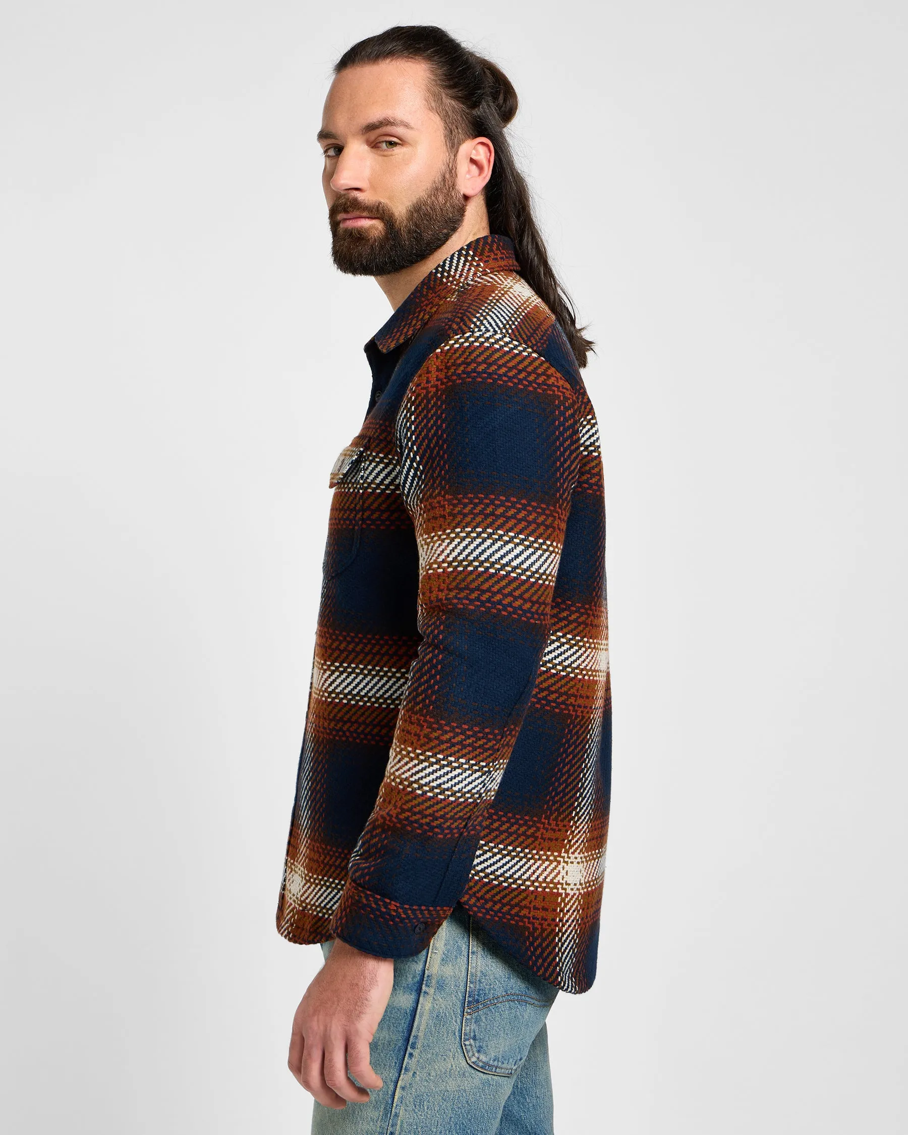 Lee 101 Worker Shirt - Navy