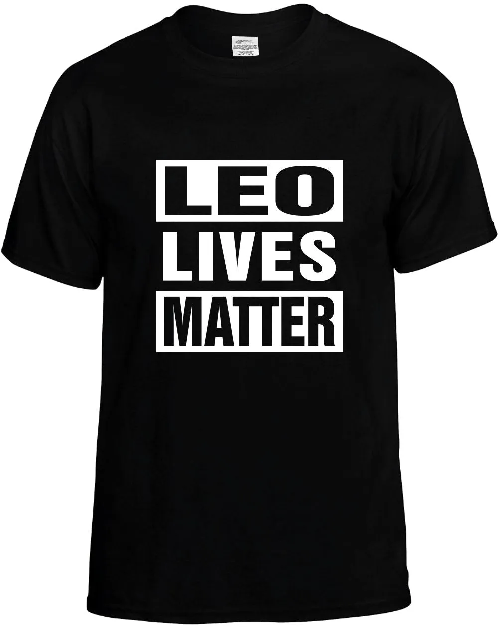 Leo Lives Matter Unisex T-Shirt Novelty Graphic Tee Shirt