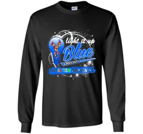 Light It Up Blue For Autism Awareness April 2017 T-Shirt